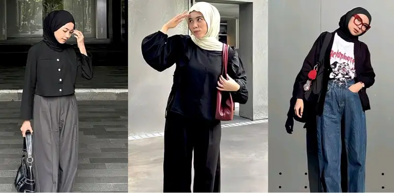 Fashion Monokrom Minimalis yang Menjadi Tren Outfit Harian Perempuan Modern